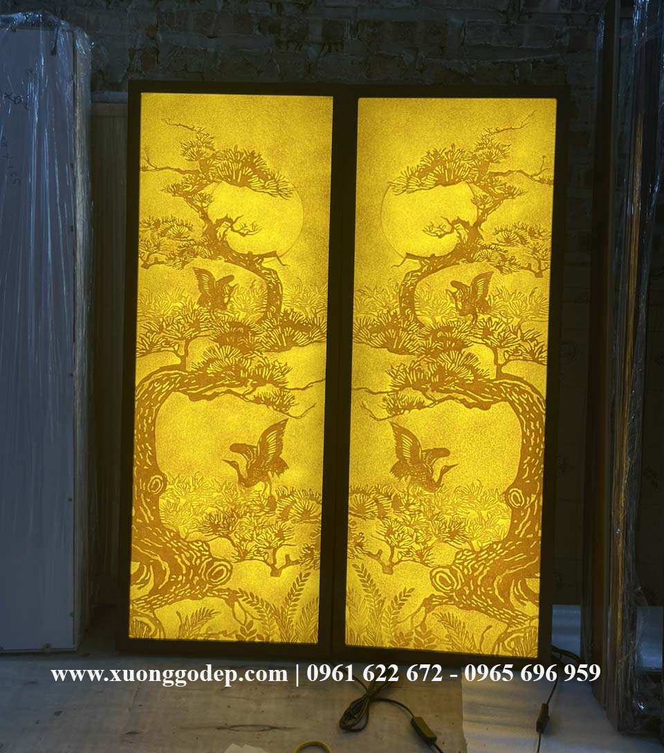 CẶP TRANH TRÚC CHỈ CÂY TÙNG TTC - 123
